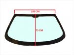 0190114 PARABREZZA VETRO CRISTALLO ANTERIORE COLORATO LIGIER X-TOO RS