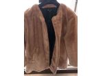 Cappotto corto Zara collo rotondo pelliccia sintetica color Cammello Tg L