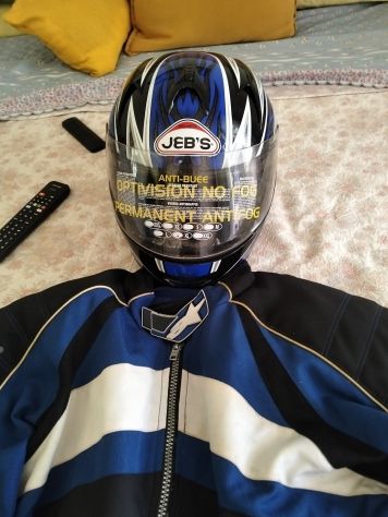 GIACCA MOTO ALPINESTARS GORE-TEX TAGLIA XL E CASCO JEB'S ENTRAMBI NUOVI - Foto 3
