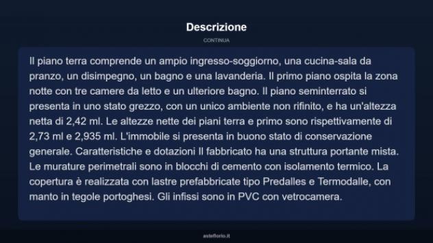 Immobile in asta di 295 m² con più di 5 locali in vendita a Abbasanta - Foto 18