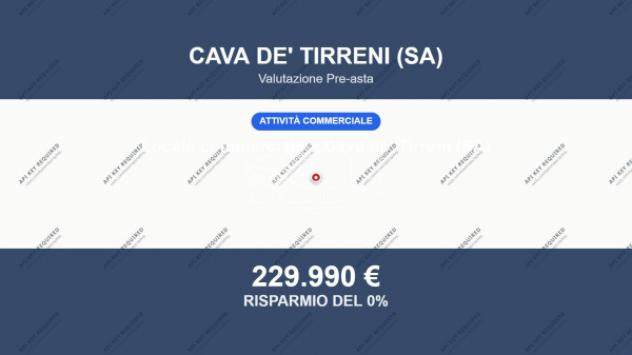 Immobile in asta di 235 m² in vendita a Cava de' Tirreni