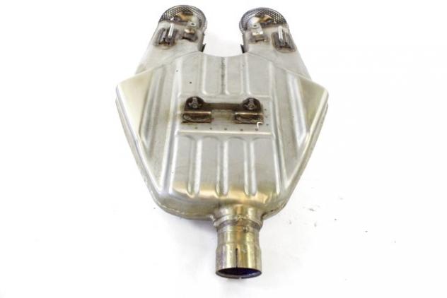 APRILIA SHIVER 900 2B003813 MARMITTA SILENZIATORE DI SCARICO 17 - 20 MUFFLER SILENCER - Foto 4