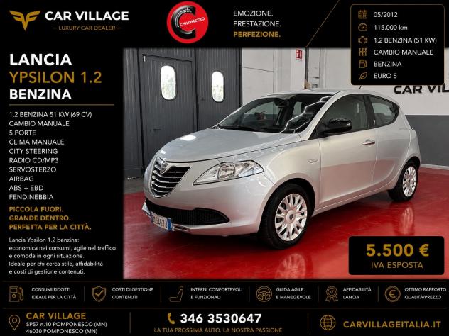 Lancia Ypsilon 1.2 69 CV 5 porte S&S Platinum