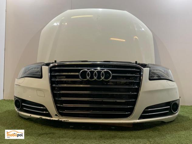 Audi A8 D4 Cintura Cofano Anteriore Paraurti Fari Led 12758