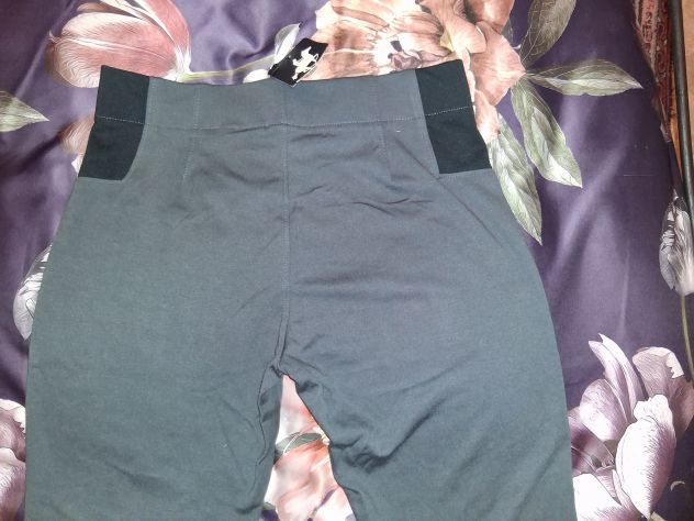 Pantaloni Leggings elasticizzati Cavallerizza Sportivi Donna Tessuto Tecnico - Foto 4