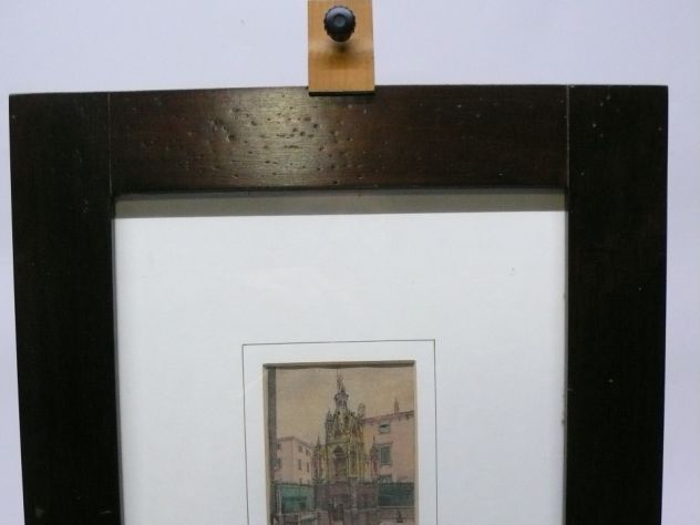 Tombe degli Scaligeri quadro vecchia verona epoca noce 800' - Foto 4