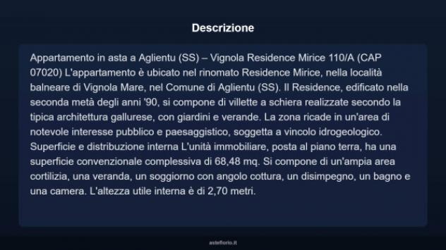 Immobile in asta di 68 m² in vendita a Aglientu - Foto 4