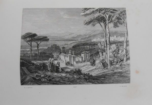 Lord BYRON::Childe harold O. GOLDSMITH :The Traveller.1855 - Foto 9