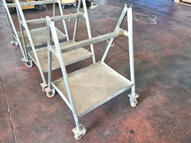 carrelli inox per pastifici usati - Foto 3