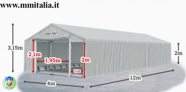tensocoperture 4 x 8 x 3,15 per uso privato senza richiedere permessi - Foto 6