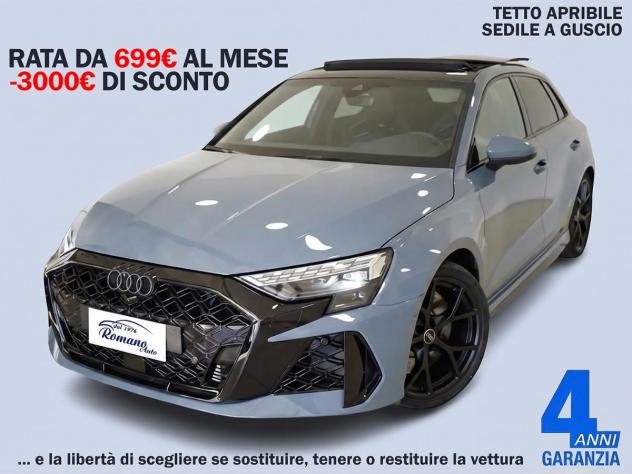 NEW Audi RS3 MY25 TFSI 400CV quattro S tronic#TETTO APRIBILE!SEDILE A GUSCIO!