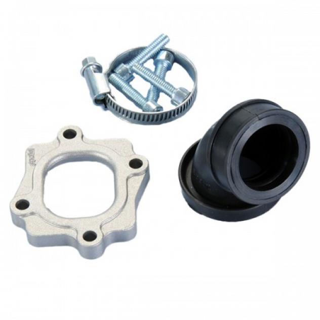 Collettore aspirazione scooter motore minarelli per Mikuni 26 e 28 Polini 2150432