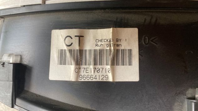 Quadro strumenti Chevrolet Matiz 800 del 2007 (96664129) - Foto 4