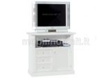 Porta Televisore 3 Cassetti 1 Anta - Bianco Opaco - Nuovo