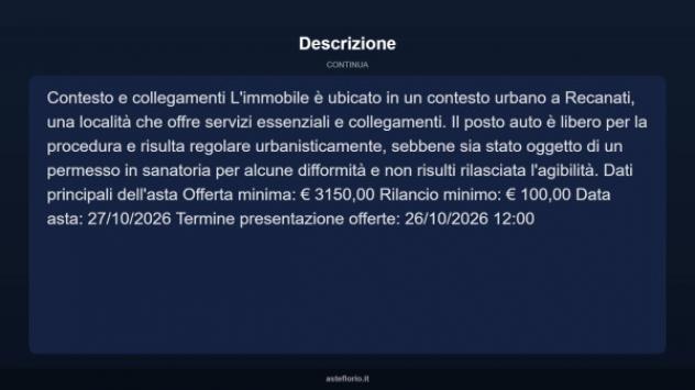 Immobile in asta di 3 m² in vendita a Recanati - Foto 5