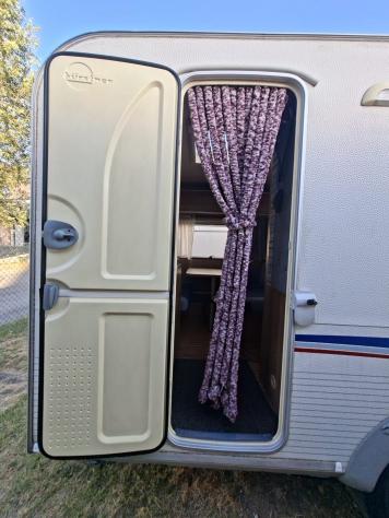 CARAVAN ROULOTTE BURSTNER 4 POSTI LETTO FRANCESE DINETTE POSTERIORE MOOVER CAMPEGGIO CAMPER GENERALI USATI 1780 - Foto 4
