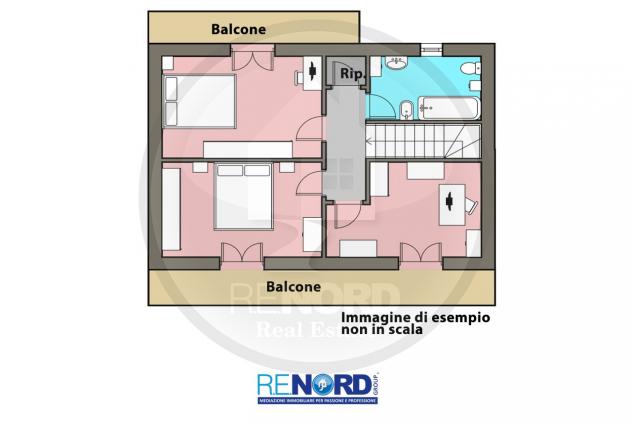 RIF. VIL6249 - CHIGNOLO PO - Villetta a schiera arredata: 4 locali e servizi. Box e giardino. - Foto 3