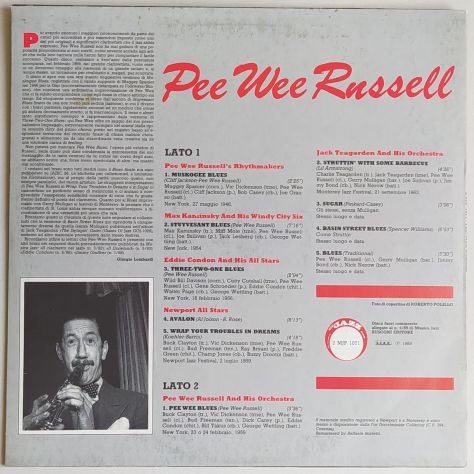 PEE WEE RUSSELL -Registrazioni anni '50 e '60- Ed Rusconi Musica Jazz- LP 1989 - Foto 2