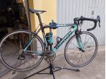 bici corsa. Telaio Bianchi in carbonio sempre pro