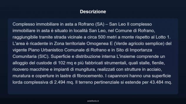 Immobile in asta di 2494 m² in vendita a Rofrano - Foto 10