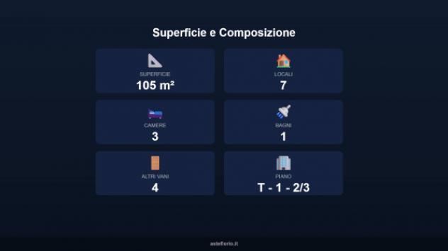 Immobile in asta di 105 m² con più di 5 locali in vendita a Fusine - Foto 3
