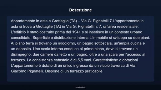 Immobile in asta di 75 m² in vendita a Grottaglie - Foto 5