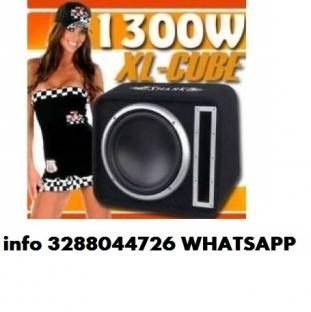 Bass box subwoofer 1300 watt cassa acustica reflex - woofer