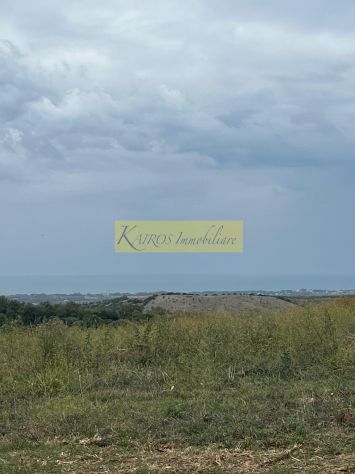 Giungano, terreno con progetto approvato vista mare