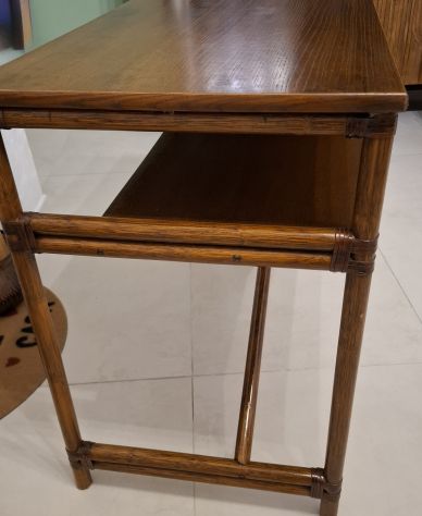Scrivania consolle legno massello - Foto 2