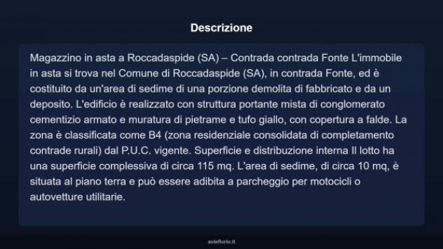 Immobile in asta di 115 m² in vendita a Roccadaspide - Foto 3