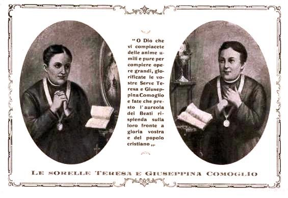 Le sorelle Teresa e Giuseppina Comoglio