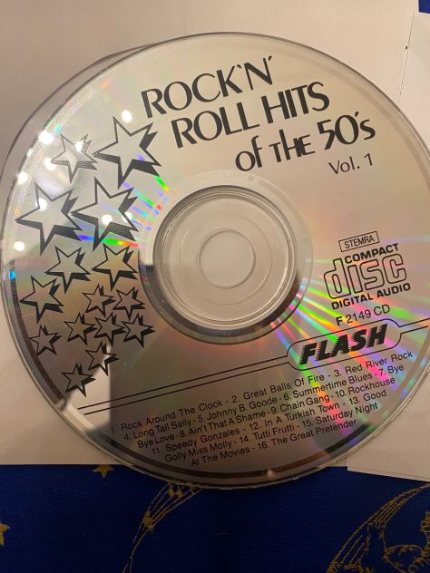Cd Rock'n' roll hits of the 50's nr.2 + 1 in omaggio cd senza cover - Foto 2