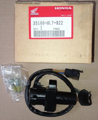 35100-ML7-922 - BLOCCHETTO CHIAVE AVVIAMENTO NUOVO ORIGINALE HONDA VFR 750 FJ/K