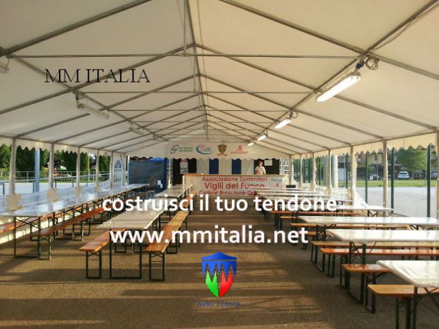 Tendoni  e cucine mobili per Mense aziendali, imprese Edili, emergenza covid19 - Foto 8