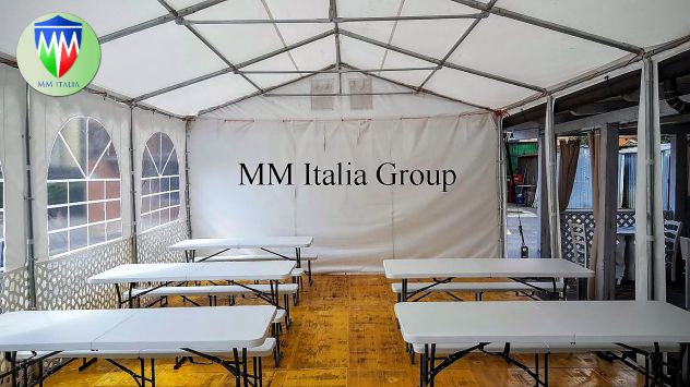 Tendoni Gazebo per feste ristoranti bar 6 x 10 x 3 mt. professionali - Foto 8