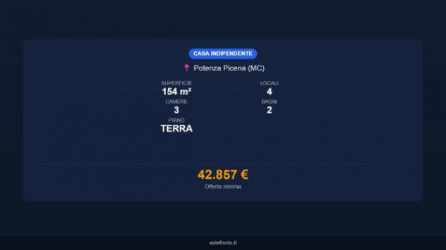 Immobile in asta di 154 m² in vendita a Potenza Picena - Foto 15