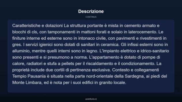 Immobile in asta di 135 m² con più di 5 locali in vendita a Tempio Pausania - Foto 9