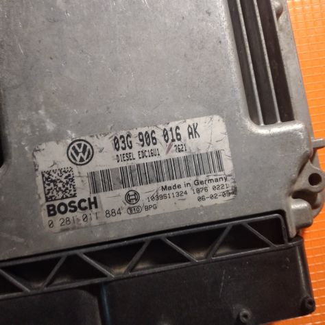 CENTRALINA BOSCH 0281011884 SEAT LEON CENTRALINA MOTORE SEAT 0281011884 03G906 - Foto 5