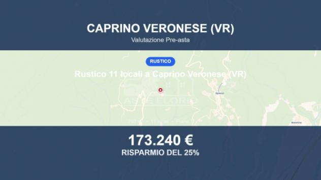 Immobile in asta di 290 m² con più di 5 locali e box auto in vendita a Caprino Veronese