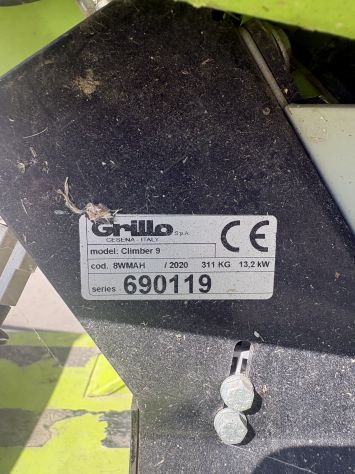 Trinciaerba Grillo Climber 9.22 Briggs 22 Cavalli Benzina Usato - Foto 5