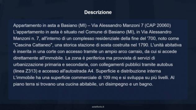 Immobile in asta di 109 m² in vendita a Basiano - Foto 17