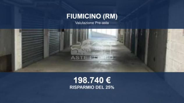 Immobile in asta di 102 m², box auto in vendita a Fiumicino