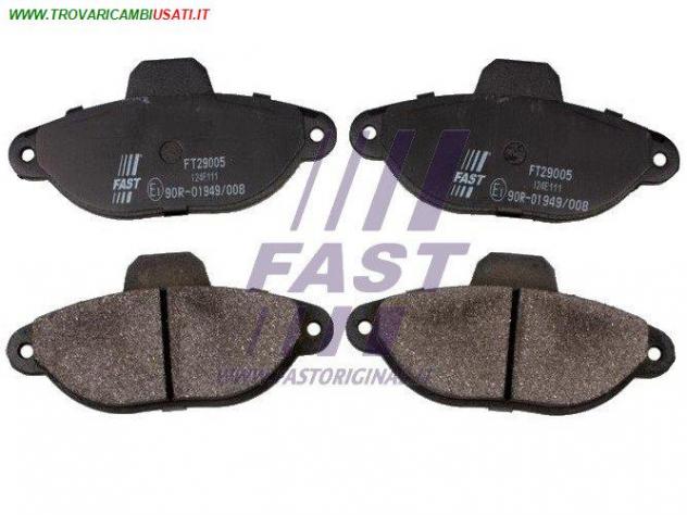 PASTIGLIE FRENO FIAT CINQUE / SEICENTO ANTERIORE SENZA SENSORE FT29005 Meccanica  Impianto frenante  Freni  Pastiglie freni pos