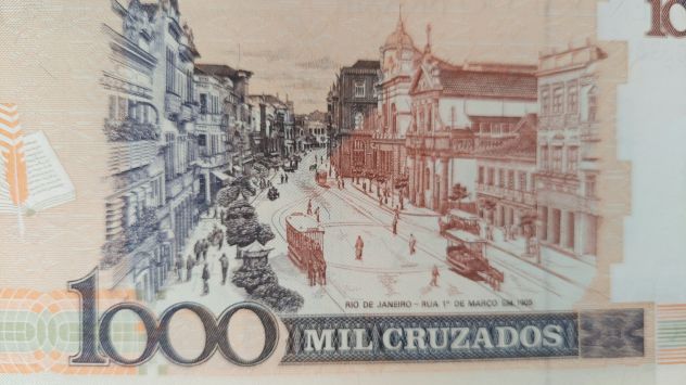 Banco Central do Brasil Banconota 1000 Mil Cruzados - Foto 3