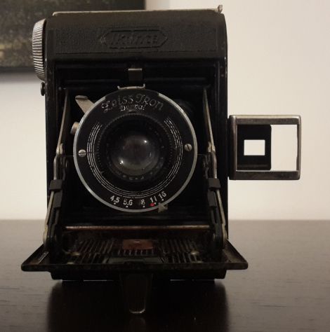 ZEISS IKON IKONTA 520-18 A SOFFIETTO CON CUSTODIA ANNI '30. - Foto 6