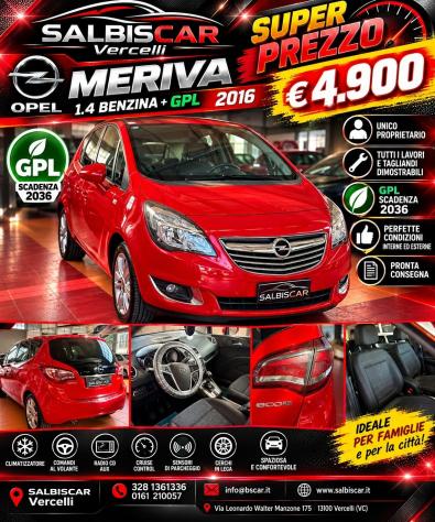 Opel Meriva 1.4 Turbo 120CV GPL Tech Elective