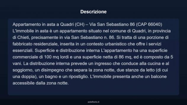 Immobile in asta di 100 m² in vendita a Quadri - Foto 4