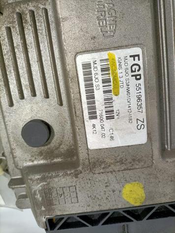 CENTRALINA MOTORE SUZUKI Ignis 2° Serie MJD6JO.S3 / 71600.047.02 / 55196357 Diesel 1300 (0309)