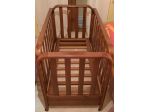 LETTINO BAMBINO / BAMBINA 140X70 CM, IN LEGNO: NOCE, COLORE:MARRONE MOGANO USATO
