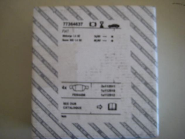 PASTIGLIE FRENO ANTERIORE FIAT 500 MINICARGO 1.4 77364637 - Foto 2